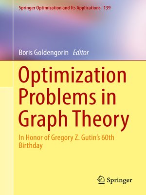 cover image of Optimization Problems in Graph Theory